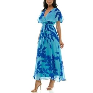 NWT Maison Tara Capelet Maxi Dress
